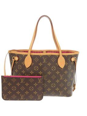 Louis Vuitton Neverfull PM Pouch with Monogram Pivoine Tote